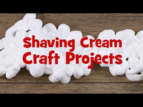 Shaving Cream Craft Projects for Kids