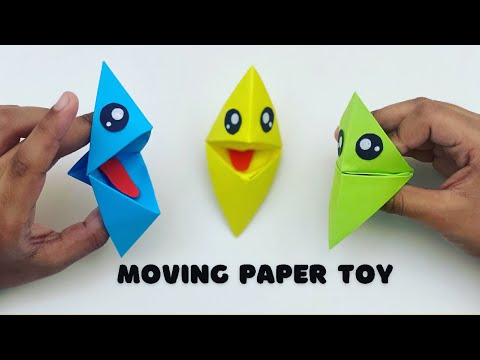 How To Make Easy Moving Paper Toy For Kids  Nursery Craft Ideas  Paper Craft Easy  KIDS crafts