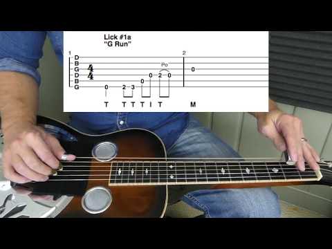 quotLicks in Gquot  Beginner Dobro Lesson Preview