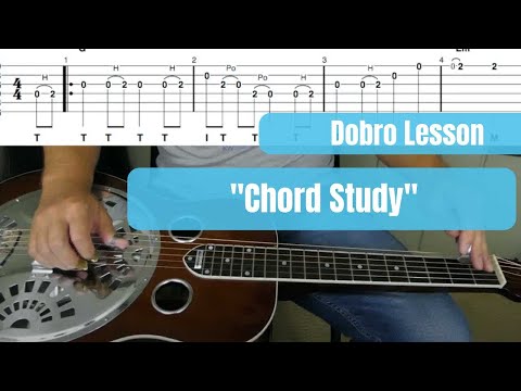 Chord Study  Open G Tuning  Dobro Lesson
