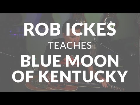 ROB ICKES FREE DOBRO LESSON  BLUE MOON OF KENTUCKY