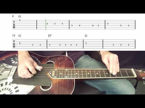 Dobro Lessons with Joe Wilson  Fireball Mail Simple Melody