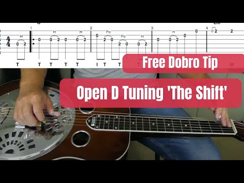 Free Dobro Lesson  Open D Tuning quotThe Shiftquot