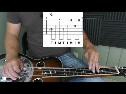 quotBluegrass  Bluesquot  G Major Pentatonic Dobro Lesson PREVIEW