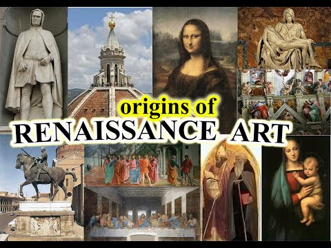 Origins of RENAISSANCE ART  Giotto DONATELLO Brunelleschi MasaccioLeonardo DA VINCI painting