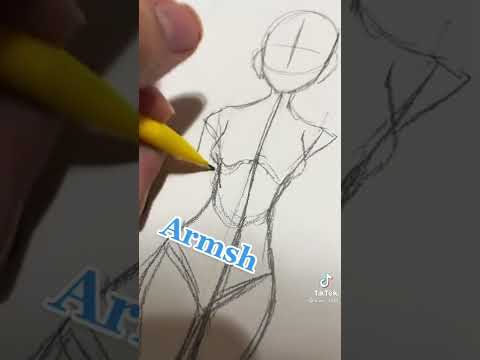 how to draw a body tut