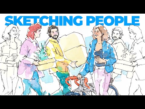 Sketch People Loosely like a Pro Urban Sketching Tips
