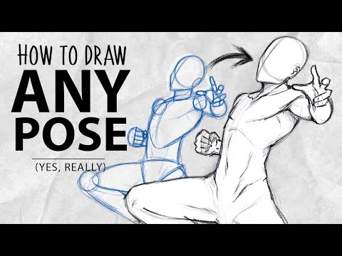 How to draw ANY POSE in 10 minutes  DrawlikeaSir