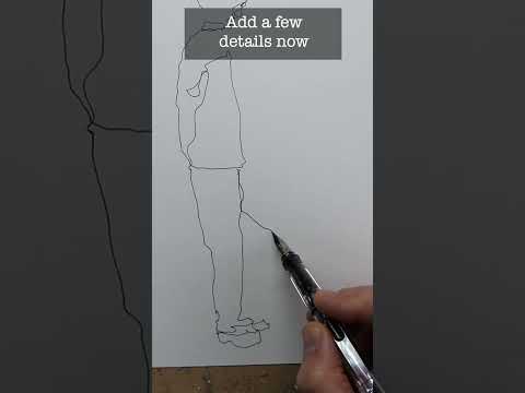How to QUICKLY sketch people and figures  simple sketching tutorial