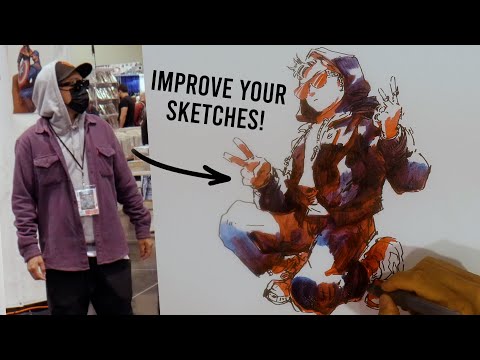 The BEST Way to Sketch People in Public