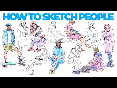 How to sketch PEOPLE quickly amp accurately