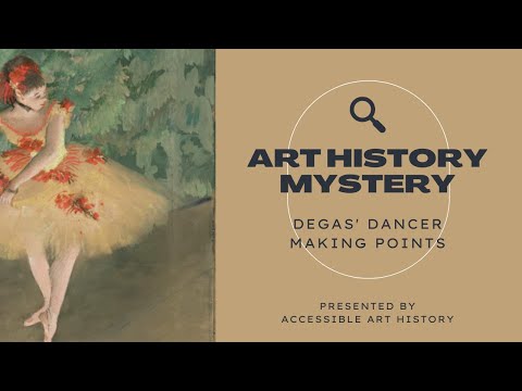 Art History Mystery Degas39 Dancer Making Points  Impressionism