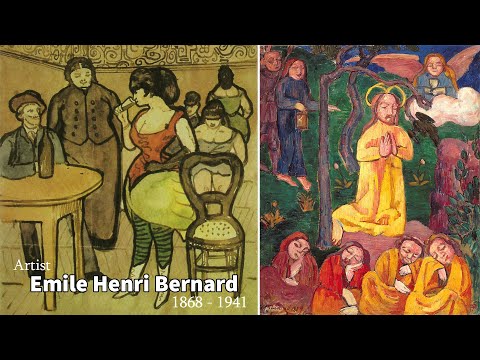 Artist Emile Henri Bernard 1868  1941 French Post Impressionist Painter  WAA
