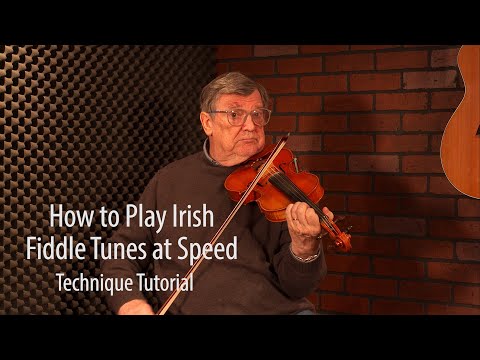 How to Play Irish Fiddle at Speed  FREE fiddle lesson by Kevin Burke