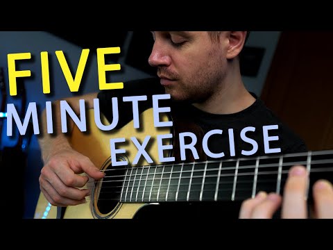 The Perfect Fingerpicking Guitar Exercise For a FIVE MINUTE Practice