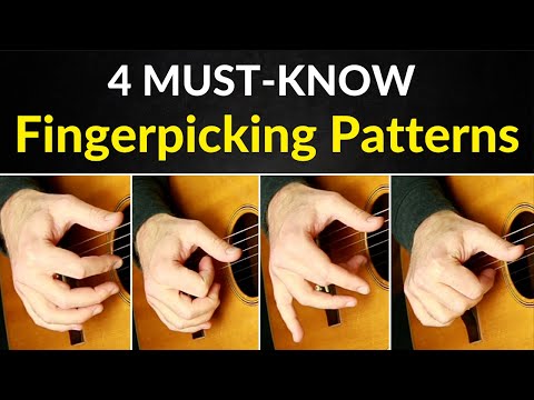 Top 4 Fingerpicking Guitar Patterns Travis Picking Style
