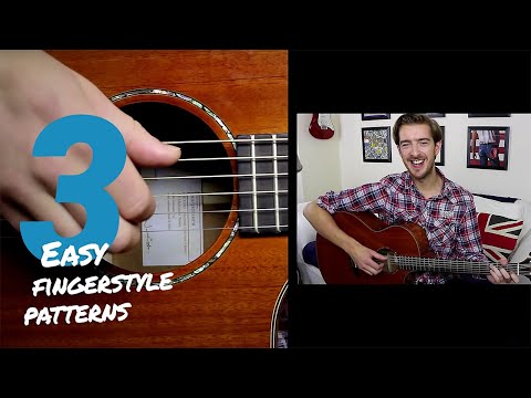 3 EASY Fingerstyle Guitar Patterns For Beginners  Part 1