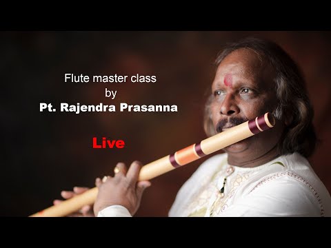 Live  Bansuri Flute lesson by Pt Rajendra Prasanna
