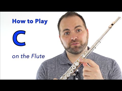 Beginner Flute Lesson 7  How to Play C