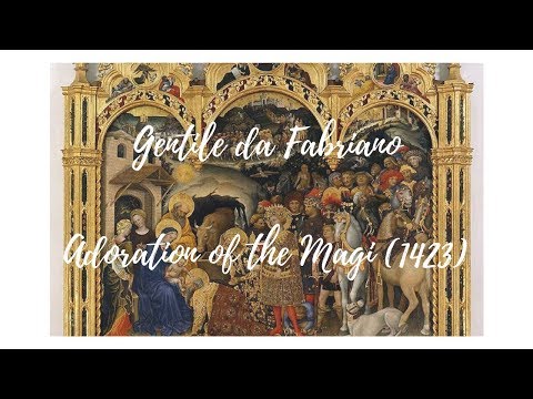 The Adoration of The Magi  Gentile da Fabriano 1423