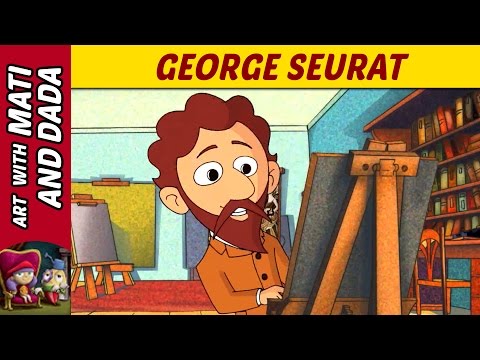 Art with Mati and Dada  George Seurat  Kids Animated Short Stories in English