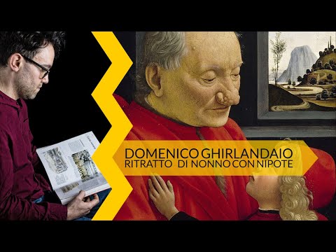 Domenico Ghirlandaio  ritratto di nonno con nipote