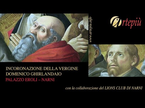 Domenico Ghirlandaio L39Incoronazione della Vergine al Museo Eroli di Narni