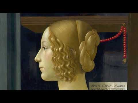 Retrato de Giovanna Tornabuoni de Domenico Ghirlandaio  El Auriga del Arte