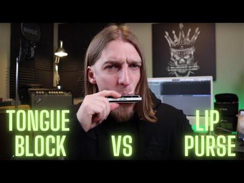 Tongue Blocking VS Puckering for Playing Single Notes Harmonica Lesson