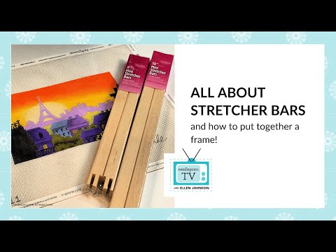 How To Set Up Stretcher Bars