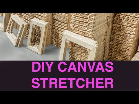 DIY Canvas Stretchers