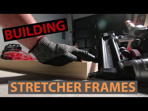 How I Make Canvas Stretcher FramesBars