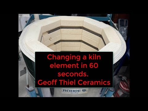 Changing a kiln element in 60 seconds