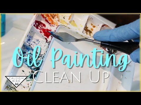 How to Clean Up After Oil Painting  Oil Painting Basics Series