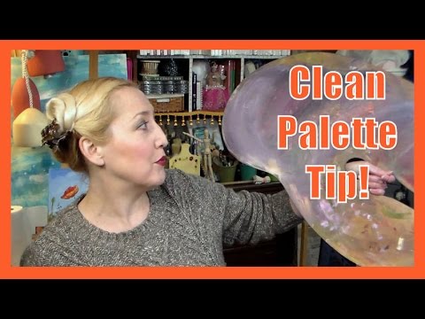 Oil Palette Clean up Tip