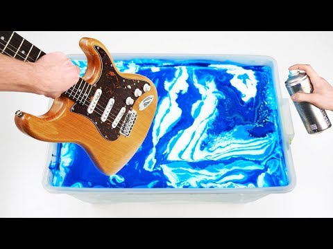 Customize your Guitar with Hydro Dipping