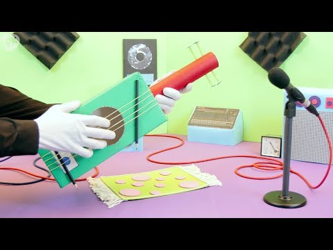 How to make a Guitar  SuperHands  Crafts for kids DIY  PlayKids