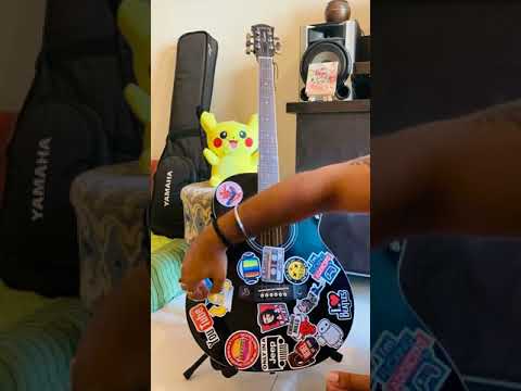 YT shorts ideas for decorating your old guitar DIY