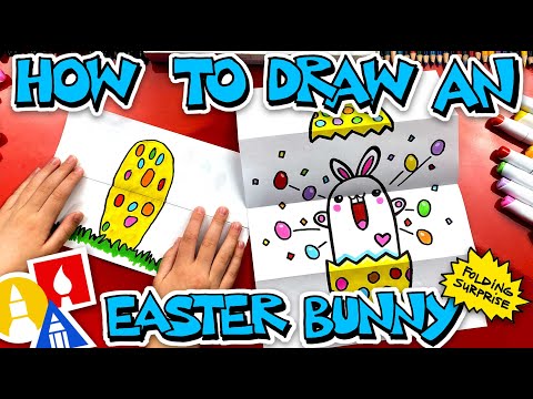 How To Draw An Easter Bunny Folding Surprise