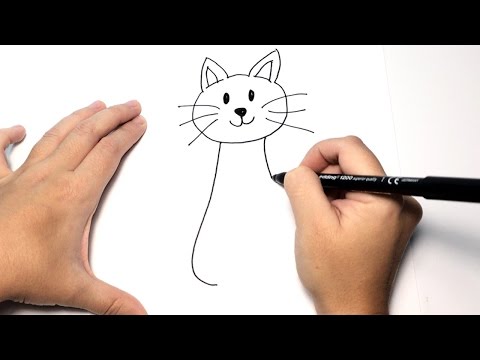 How to Draw a Cat for kids Step by Step