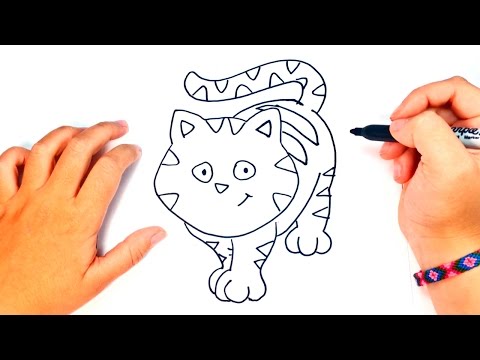 How to draw a Cat for kids  Cat Drawing Lesson Step by Step