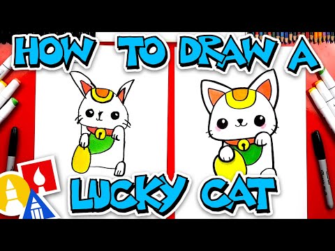 How To Draw A Lucky Cat For Chinese New Year
