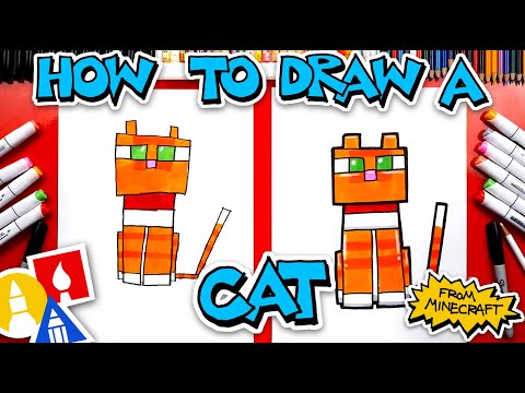 How To Draw A Minecraft Cat
