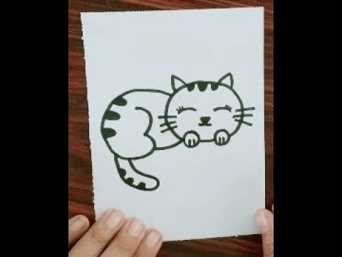 How To Draw A Cat  Cute Cat Drawing For Kids Step By Step shorts drawing catdrawing cat easy