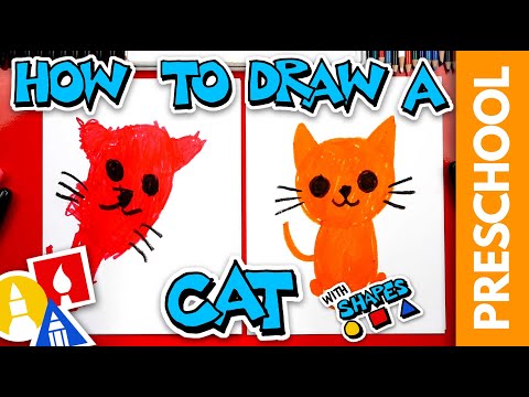 How To Draw A Cat  Preschool