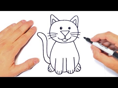 How to draw a Cat  Cat Easy Draw Tutorial