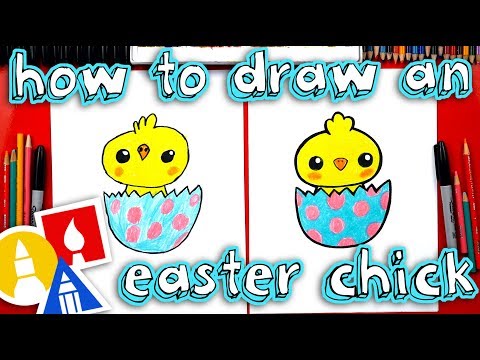 How To Draw An Easter Chick 