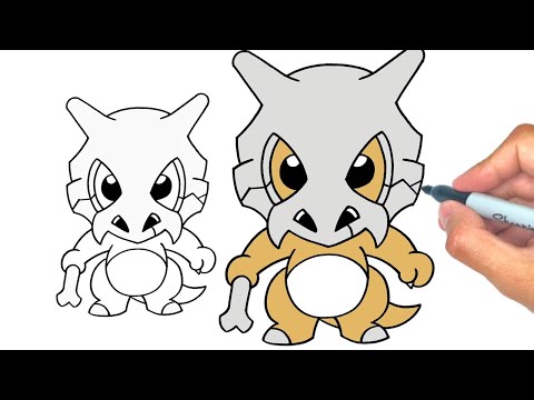 How To Draw Cubone PokemonComment dessiner un Pokemon Cubone