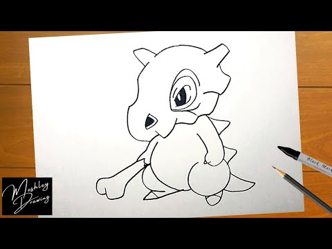 How to Draw Cubone from Pokemon
