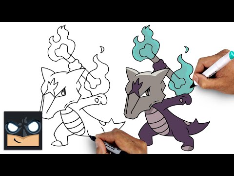 How To Draw Pokemon  Alolan Marowak